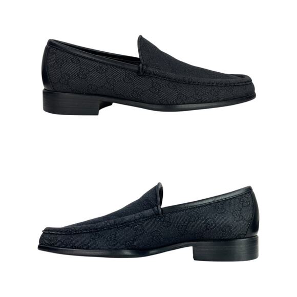 Gucci Monogram Canvas Loafers - Picture 4 of 8